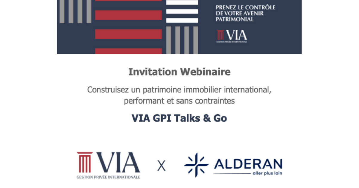 [In French] Webinaire VIA GPI Talks & Go | CCI FRANCE EMIRATS ARABES UNIS