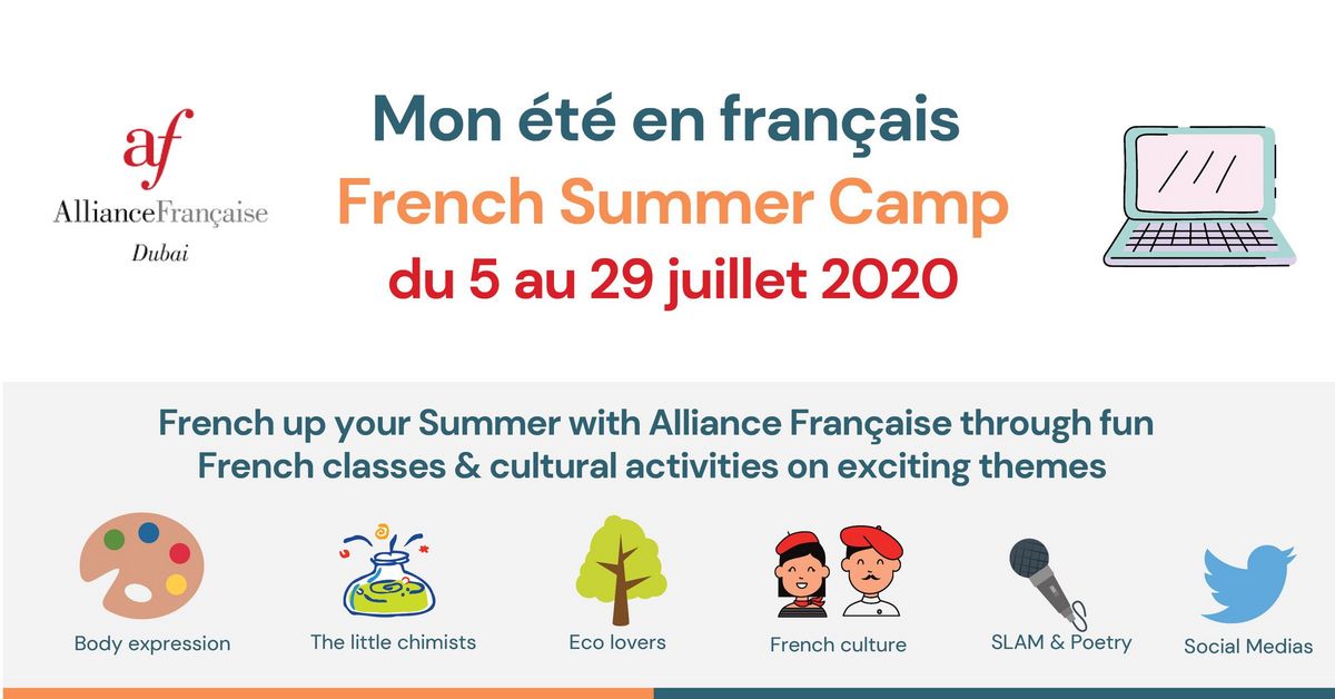 French Summer Camp with Alliance Francaise Dubai | CCI FRANCE EMIRATS ...